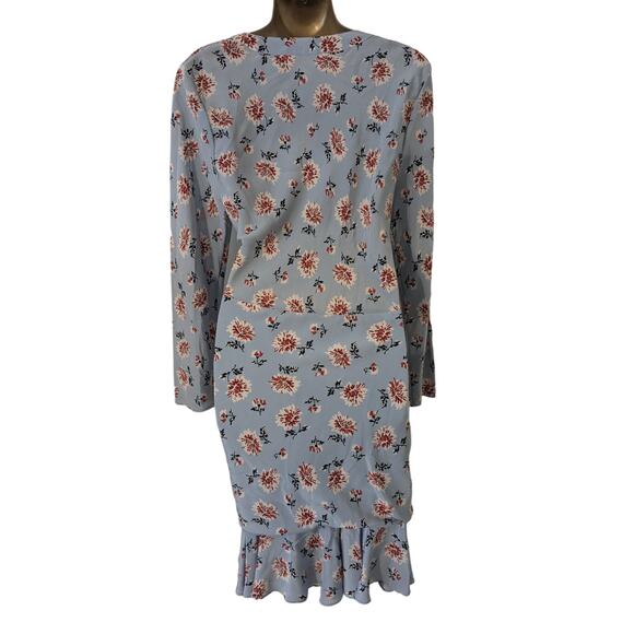 NWT Sz 12 Veronica Beard $450 ROWE Silk Ruched Dress - Picture 10 of 13